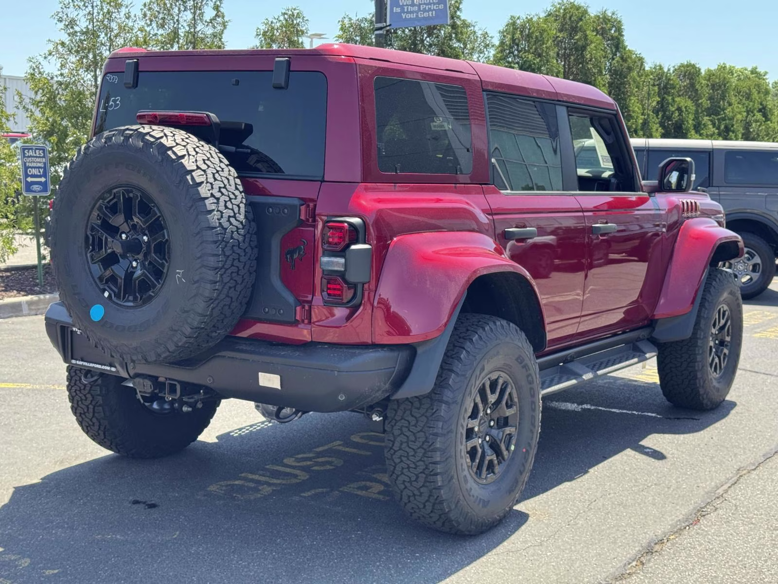2026 Red Ford Bronco Raptor 4 Door Advanced 4x4 4X4 SUV