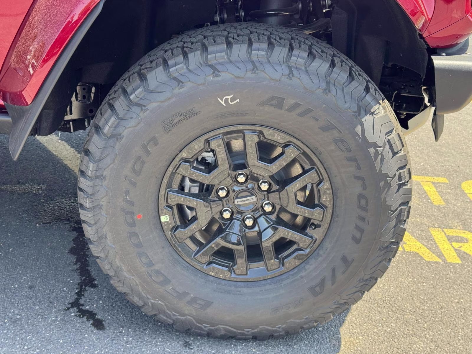 2026 Red Ford Bronco Raptor 4 Door Advanced 4x4 4X4 SUV