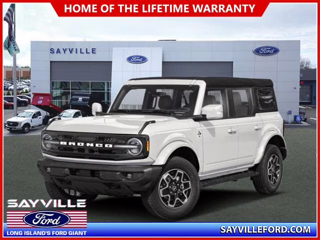 2026 Oxford White Ford Bronco Outer Banks 4 Door 4x4 4X4 SUV
