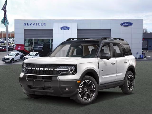 2026 Space White Metallic Ford Bronco Sport Outer Banks 4x4 4X4 SUV