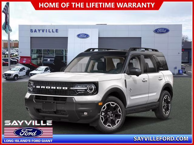 2026 Space White Metallic Ford Bronco Sport Outer Banks 4x4 4X4 SUV