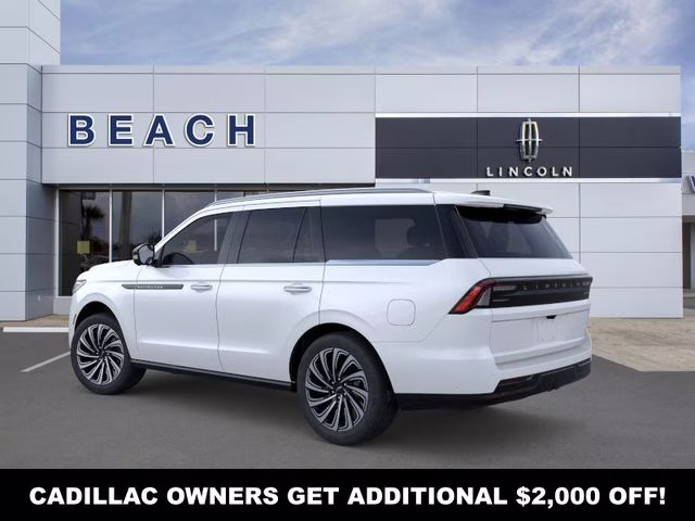 2026 Star White Metallic Tri-Coat Lincoln Navigator Black Label 4X4 SUV