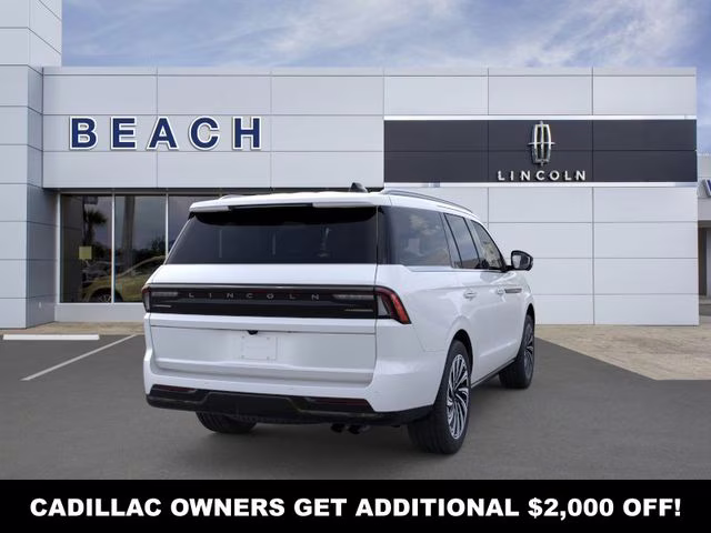 2026 Star White Metallic Tri-Coat Lincoln Navigator Black Label 4X4 SUV