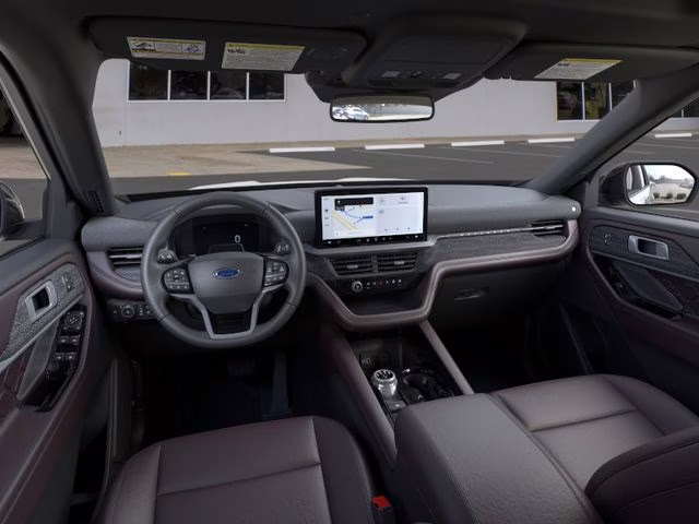 2026 Star White Metallic Tri-Coat Ford Explorer Platinum 4X4 SUV