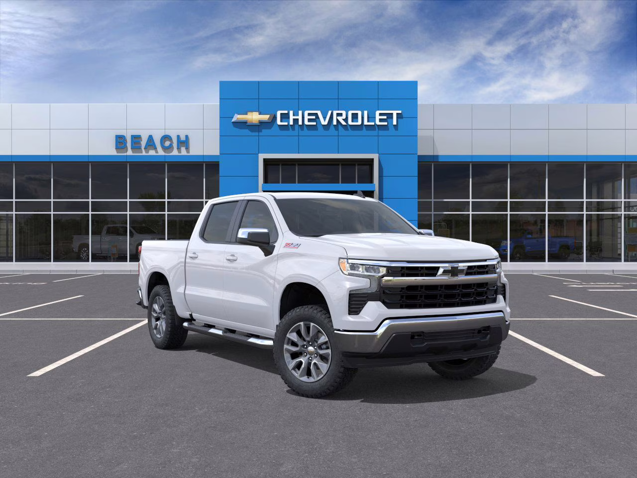 2026 Summit White Chevrolet Silverado 1500 LT 4X4 Truck