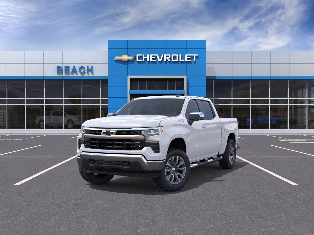 2026 Summit White Chevrolet Silverado 1500 LT 4X4 Truck