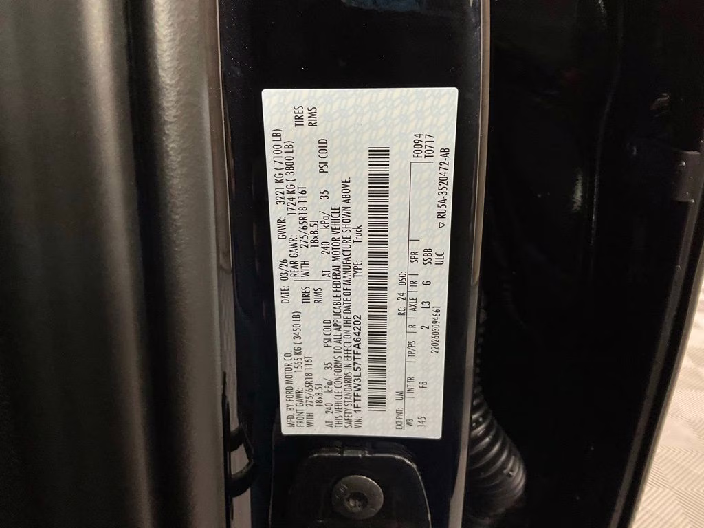 2026 Black Ford F-150 XLT 4X4 Truck