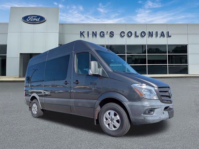 2018 Tenorite Gray Metallic Mercedes-Benz Sprinter Crew Van 12 Passenger 3.0 Diesel w/Rear A/C, & Bl 4X4 Van
