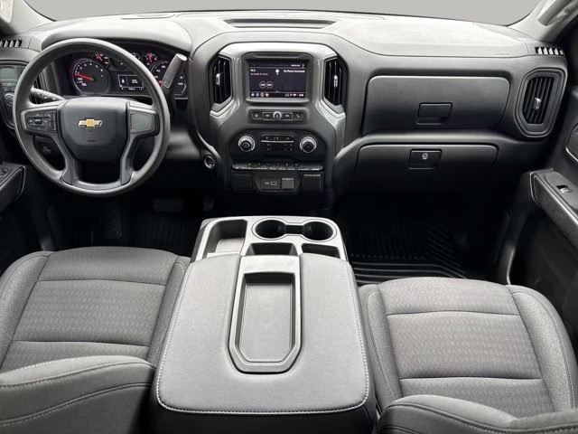 2022 Northsky Blue Metallic Chevrolet Silverado 1500 Custom RWD Truck