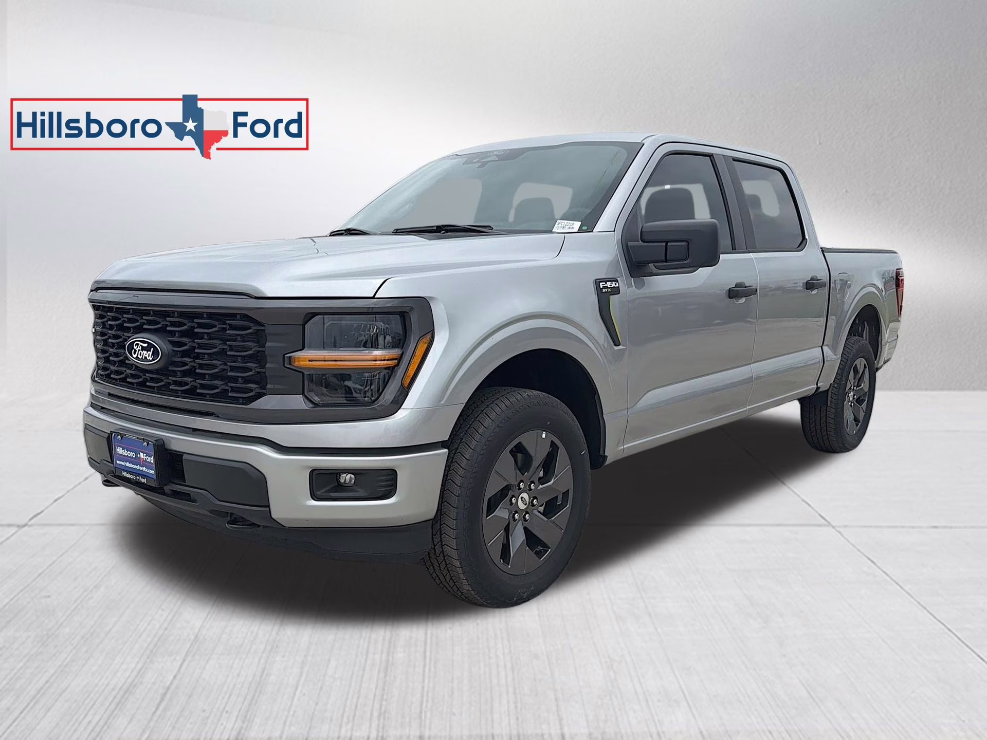 2025 Iconic Silver Metallic Ford F-150 STX 4X4 Truck