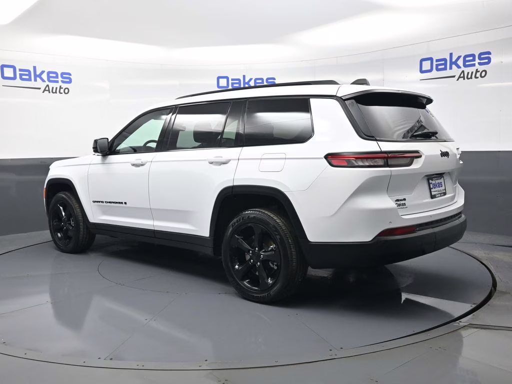 2025 Bright White Clearcoat Jeep Grand Cherokee L Altitude X 4X4 SUV