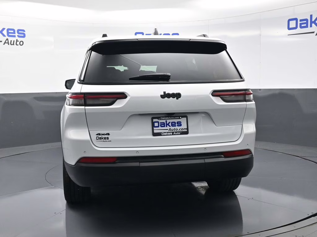 2025 Bright White Clearcoat Jeep Grand Cherokee L Altitude X 4X4 SUV