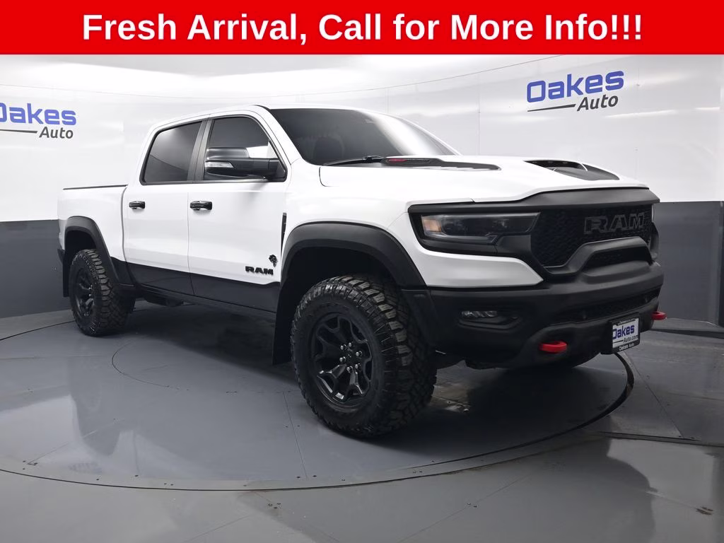 2021 Bright White Clearcoat Ram 1500 TRX 4X4 Truck