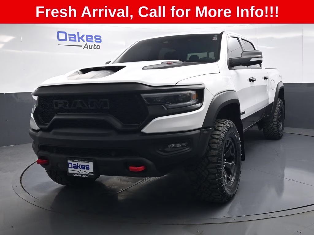 2021 Bright White Clearcoat Ram 1500 TRX 4X4 Truck