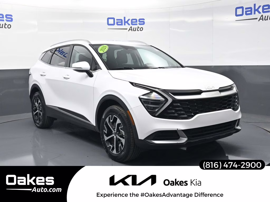 2024 Glacial White Pearl Kia Sportage EX AWD SUV