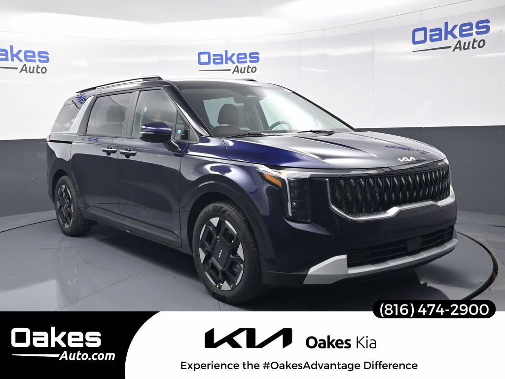 2026 Deep Chroma Blue Kia Carnival EX FWD Van