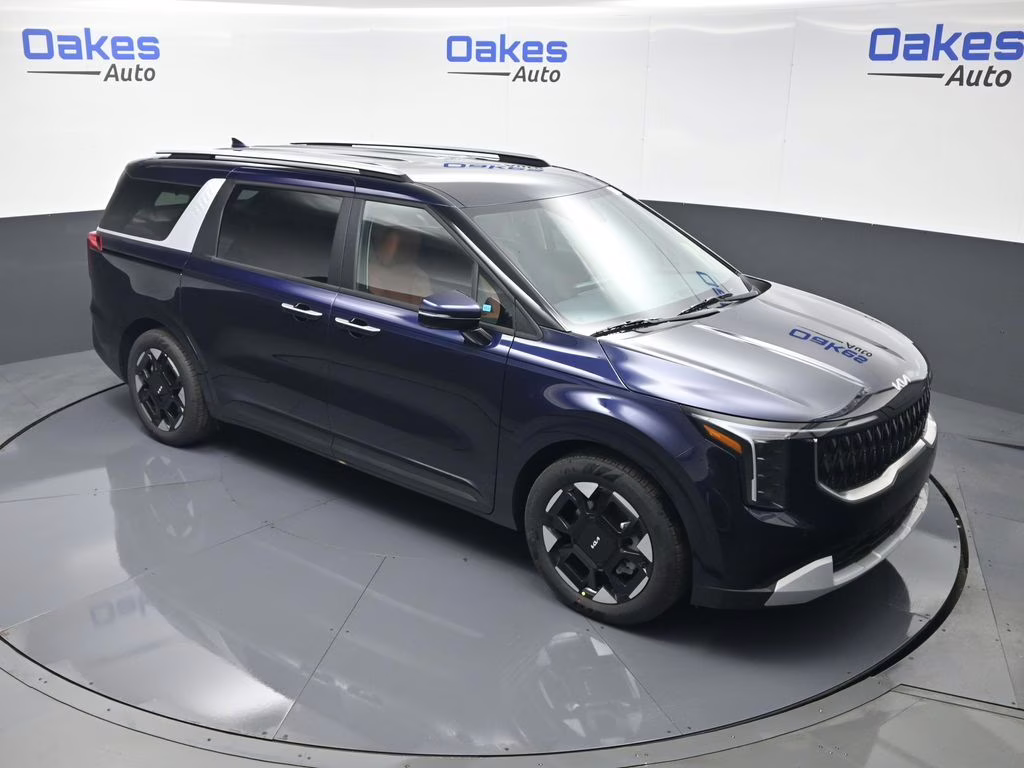 2026 Deep Chroma Blue Kia Carnival EX FWD Van