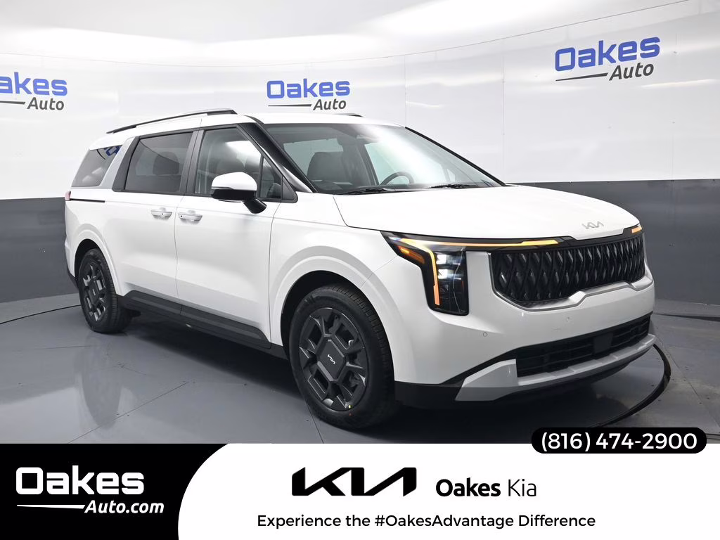 2026 Snow White Pearl Kia Carnival Hybrid EX FWD Van