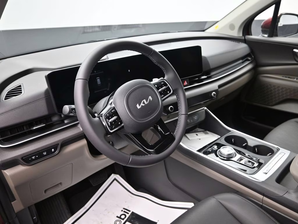 2026 Flare Red Kia Carnival Hybrid EX FWD Van