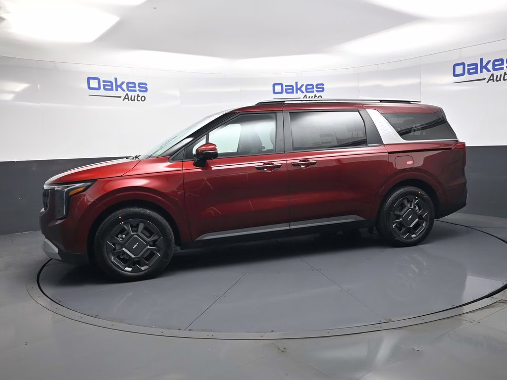 2026 Flare Red Kia Carnival Hybrid EX FWD Van