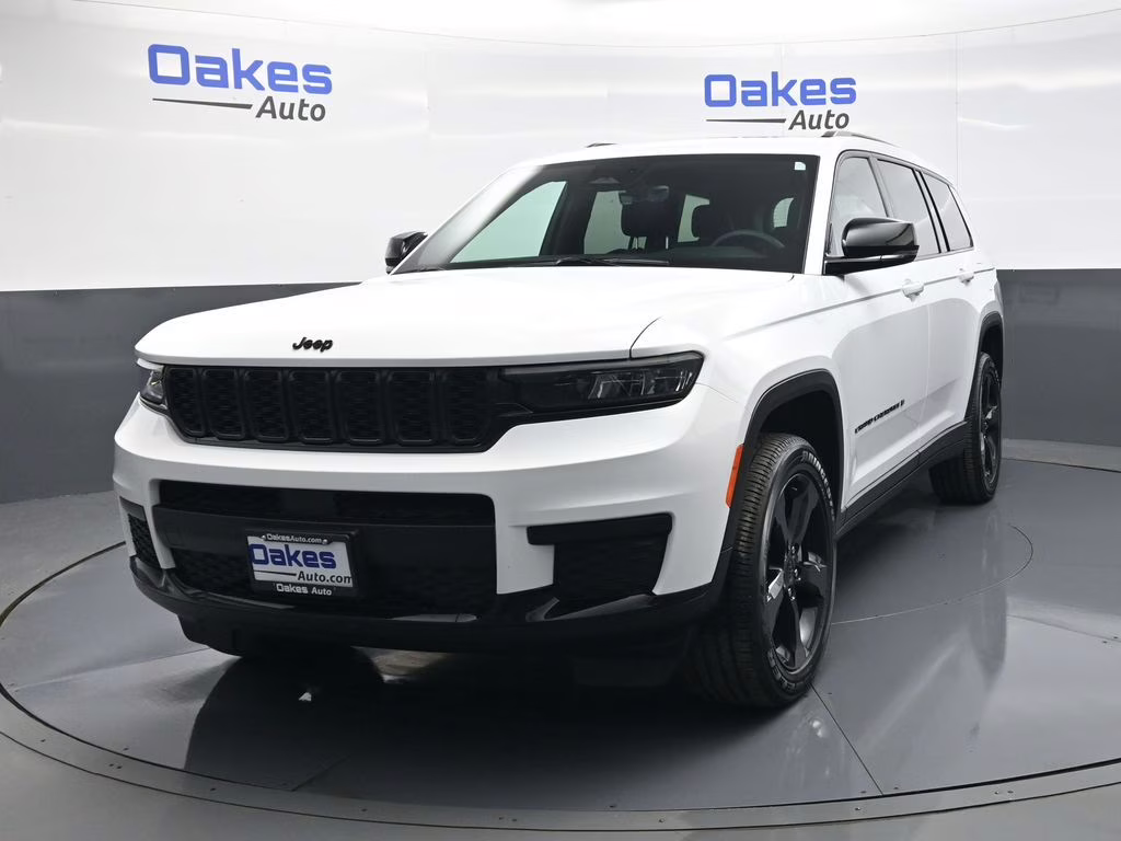 2025 Bright White Clearcoat Jeep Grand Cherokee L Altitude X 4X4 SUV