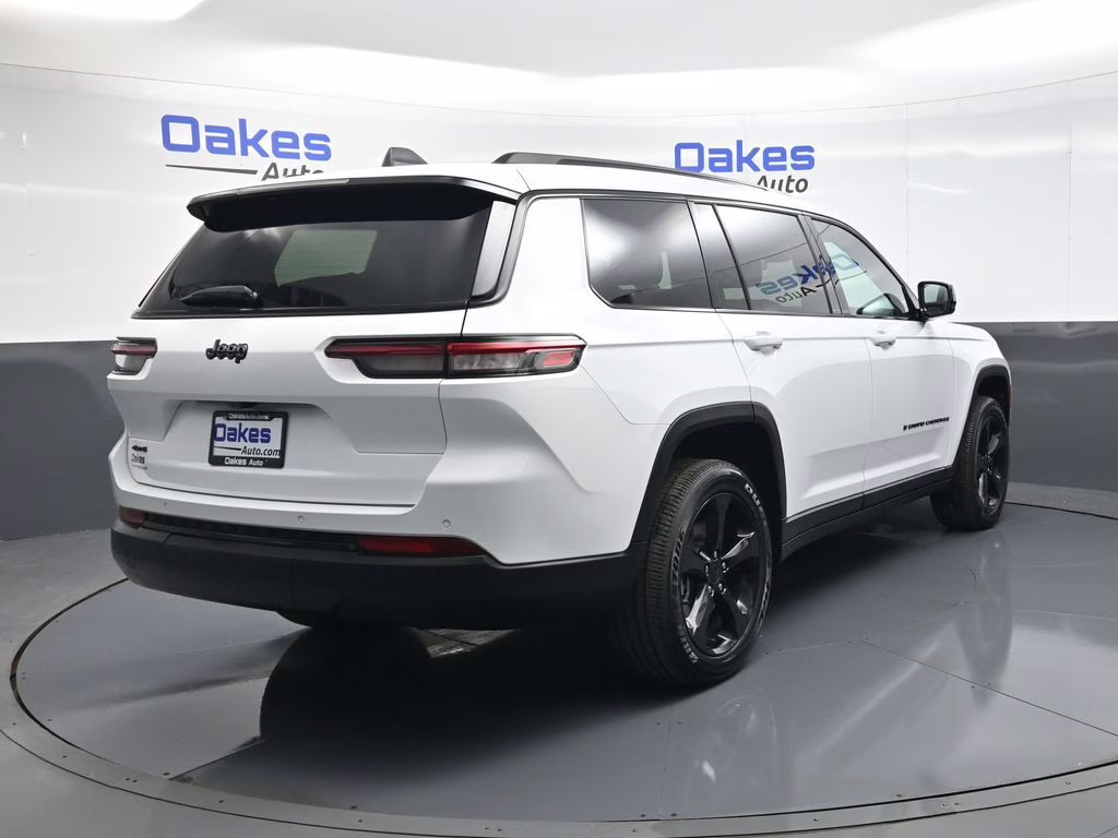 2025 Bright White Clearcoat Jeep Grand Cherokee L Altitude X 4X4 SUV