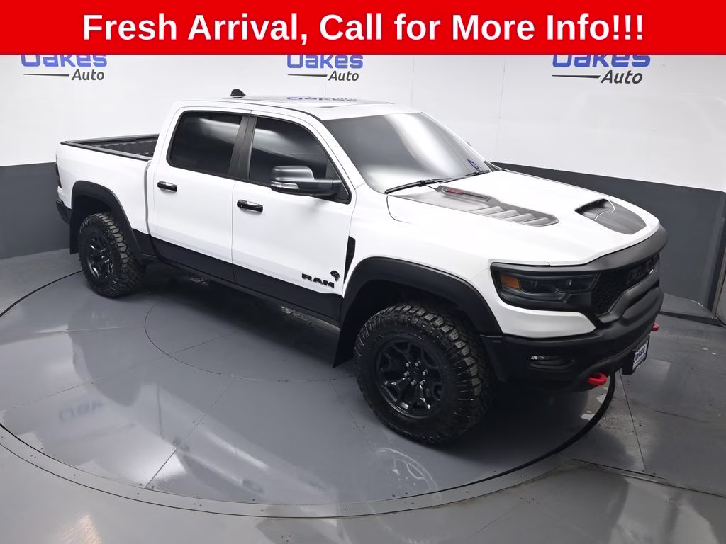 2021 Bright White Clearcoat Ram 1500 TRX 4X4 Truck