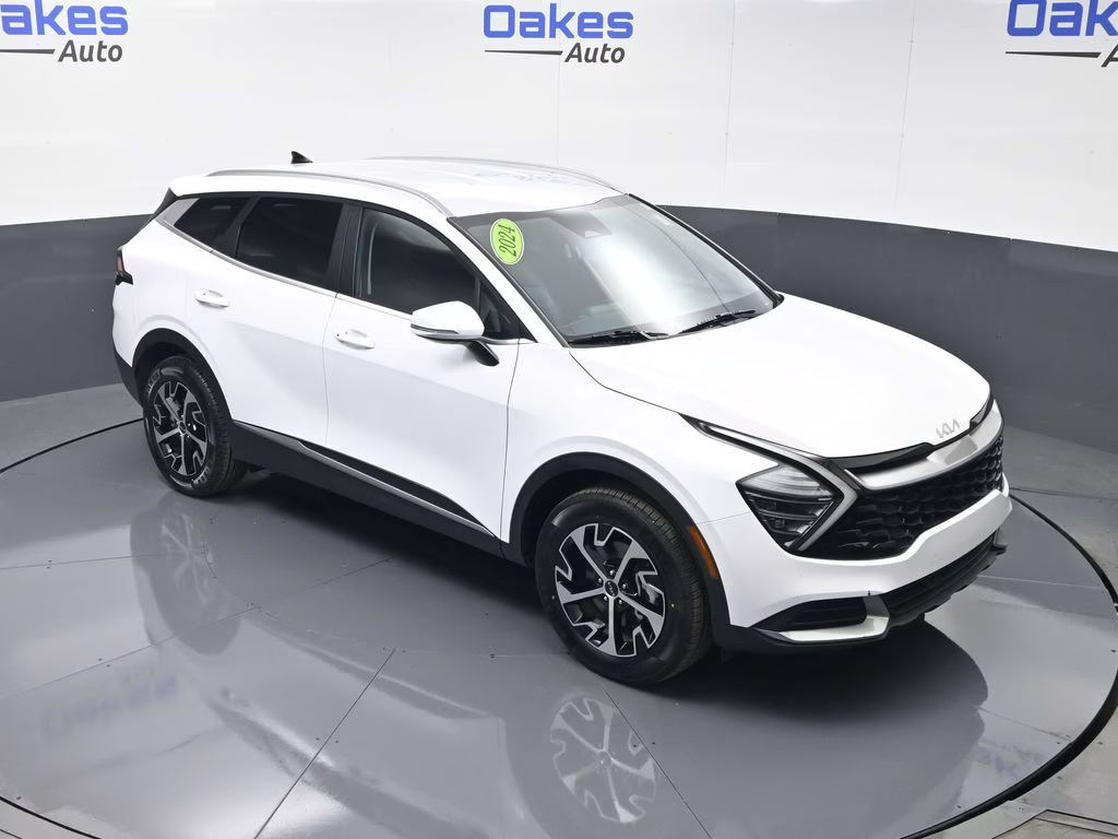 2024 Glacial White Pearl Kia Sportage EX AWD SUV