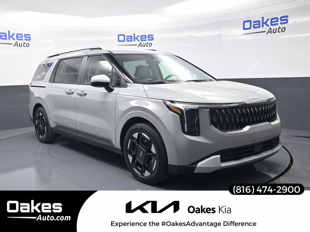 2026 Ceramic Silver Kia Carnival EX FWD Van