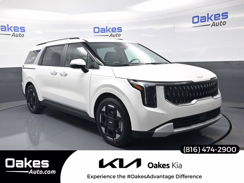 2026 Snow White Pearl Kia Carnival EX FWD Van