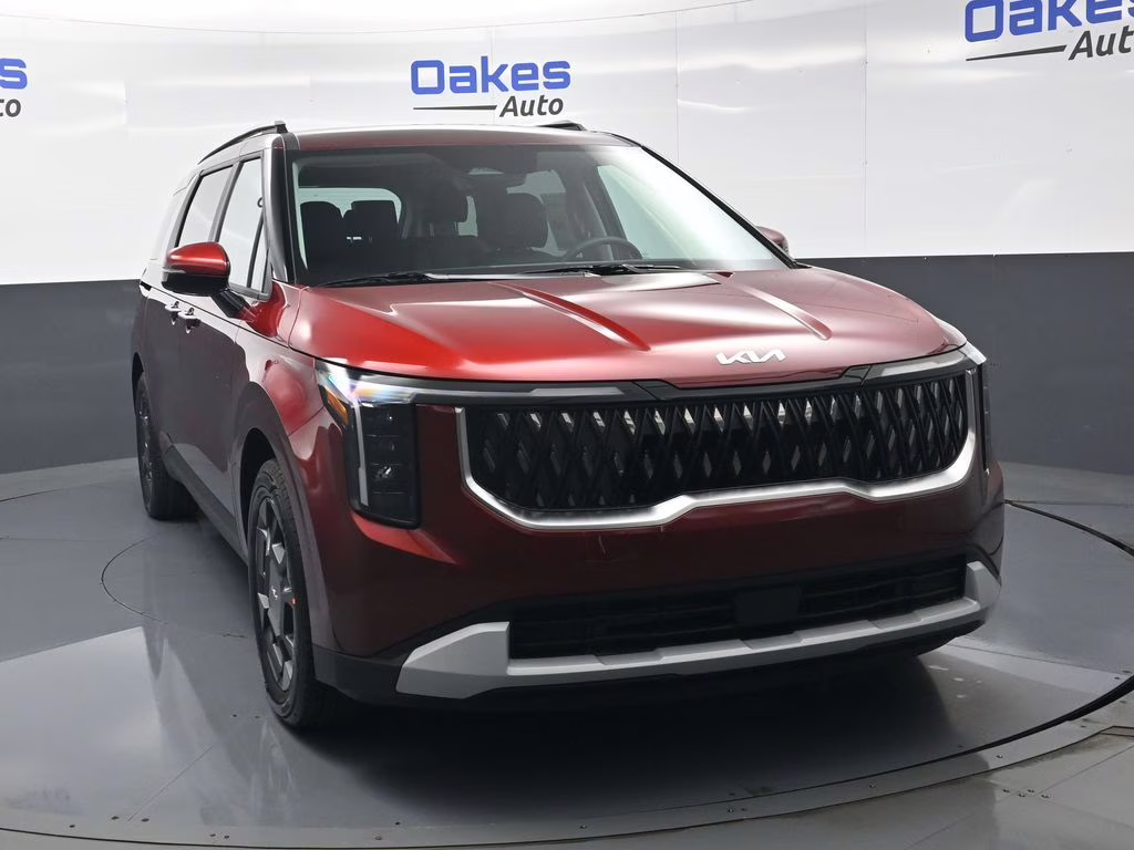 2026 Flare Red Kia Carnival Hybrid EX FWD Van