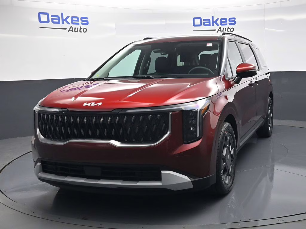 2026 Flare Red Kia Carnival Hybrid EX FWD Van