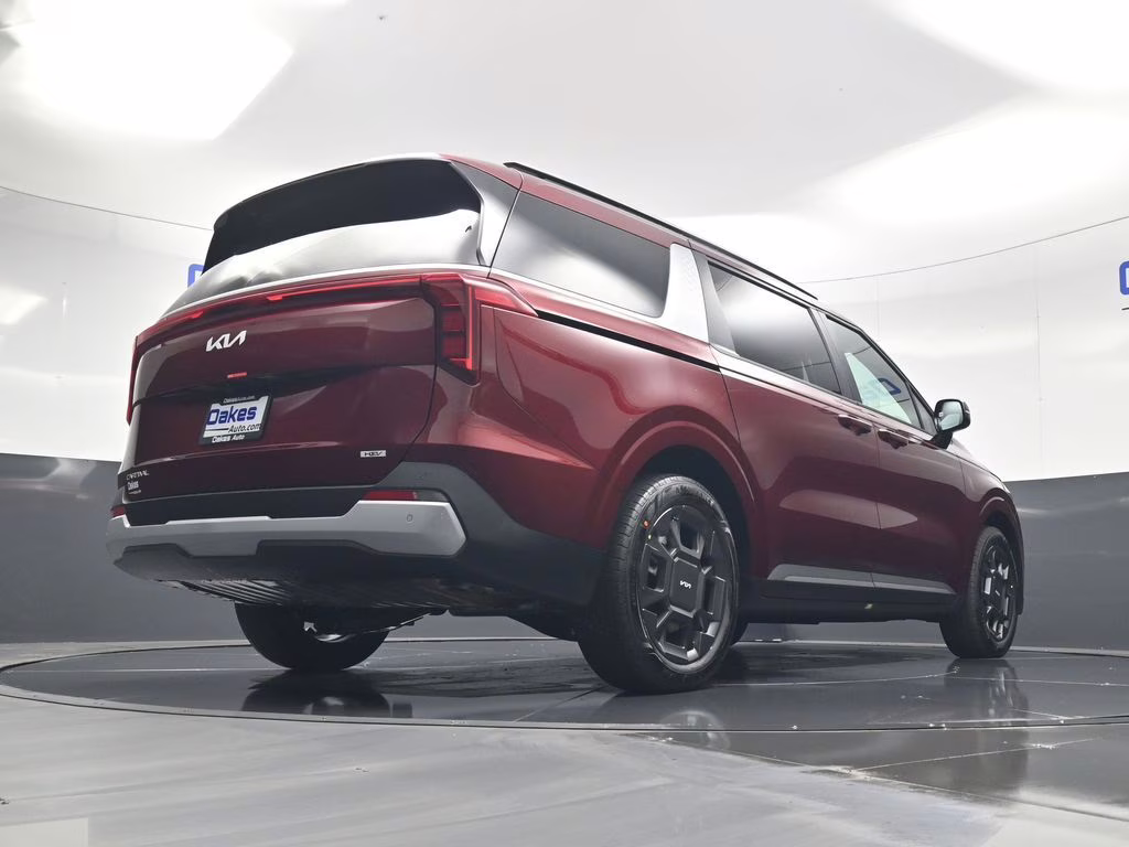 2026 Flare Red Kia Carnival Hybrid EX FWD Van