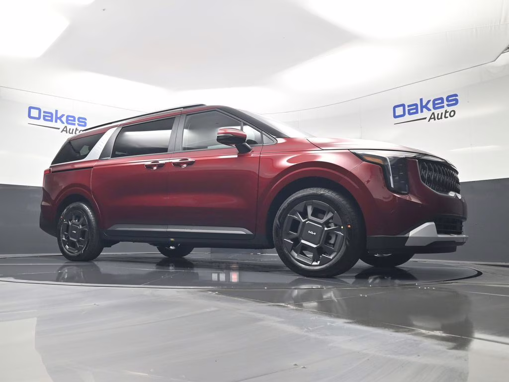 2026 Flare Red Kia Carnival Hybrid EX FWD Van
