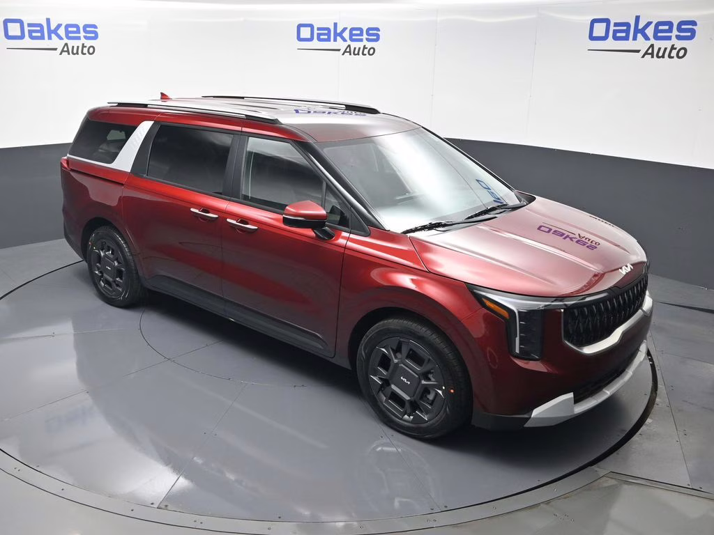 2026 Flare Red Kia Carnival Hybrid EX FWD Van
