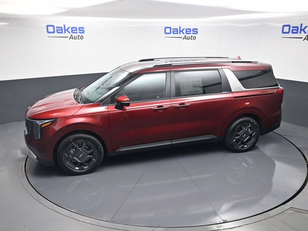 2026 Flare Red Kia Carnival Hybrid EX FWD Van