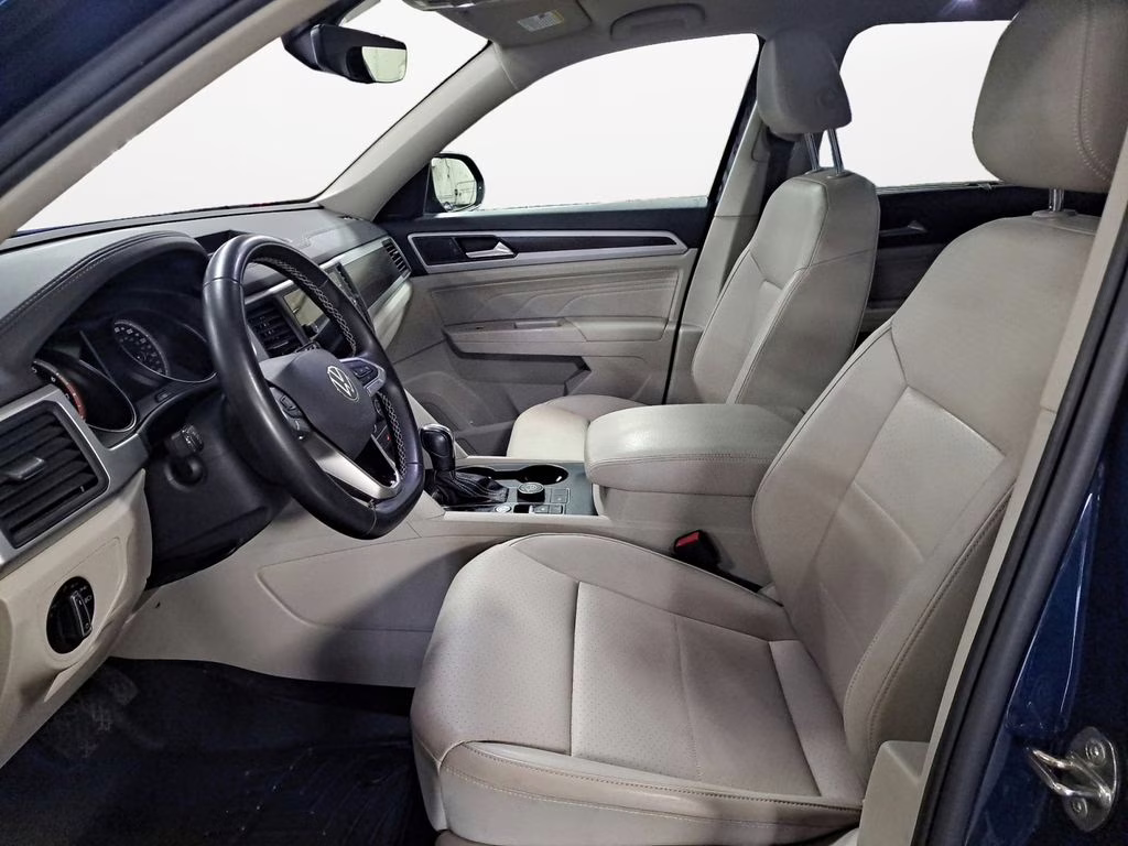 2021 Pacific Blue Metallic Volkswagen Atlas 3.6L V6 SE w/Technology AWD SUV