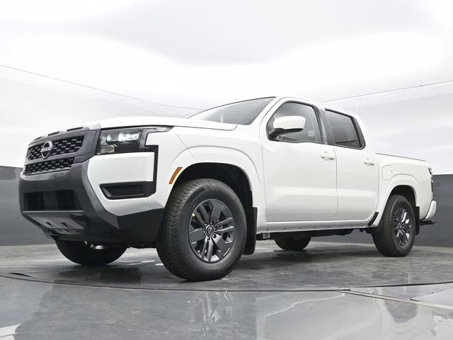 2026 Glacier White Nissan Frontier SV RWD Truck