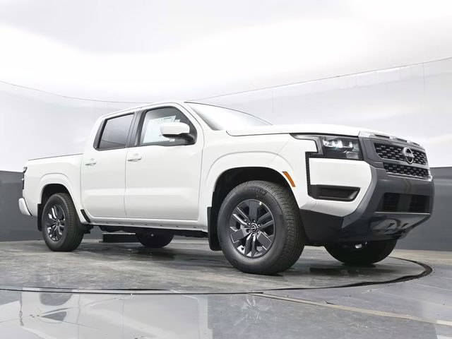 2026 Glacier White Nissan Frontier SV RWD Truck
