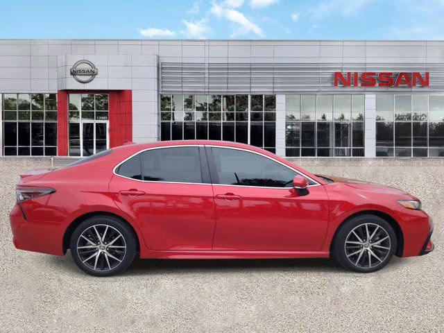 2024 Red Toyota Camry SE FWD Sedan