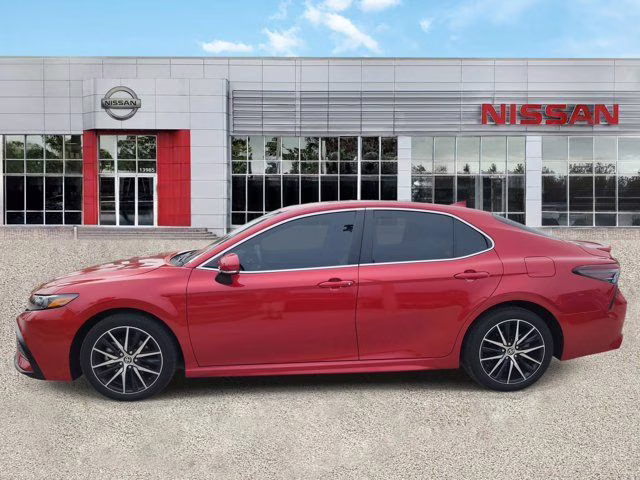 2024 Red Toyota Camry SE FWD Sedan