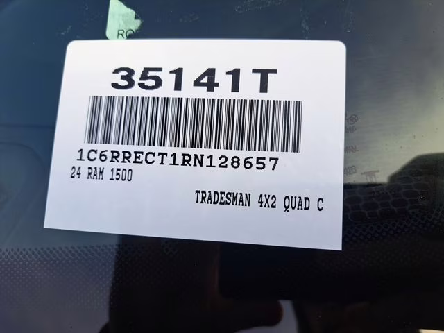 2024 Diamond Black Crystal Pearlcoat Ram 1500 Tradesman RWD Truck