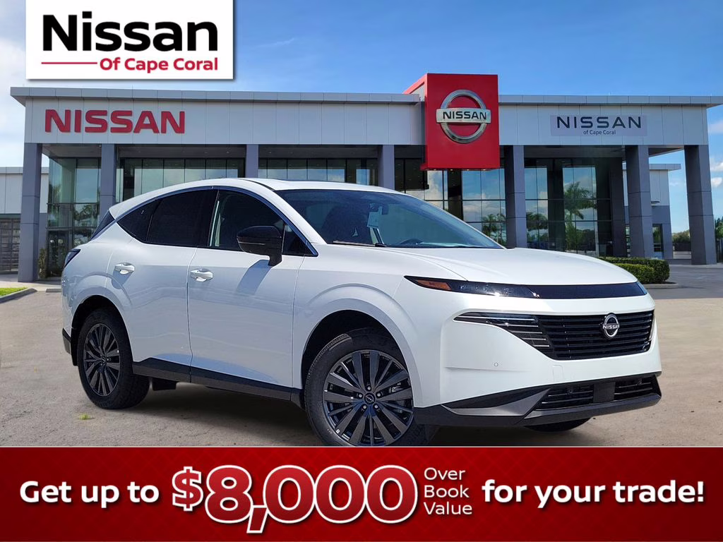 2026 Everest White Pearl Tricoat Nissan Murano SL AWD SUV