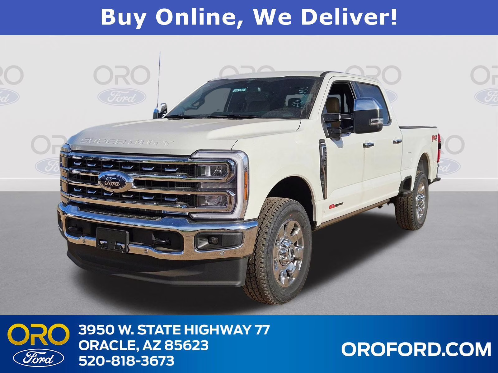 2026 White Ford Super Duty F-250 SRW Lariat 4X4 Truck