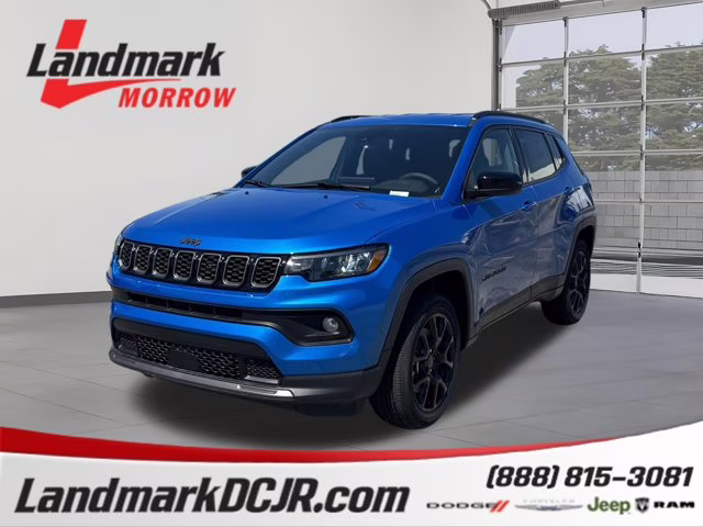 2026 Hydro Blue Pearlcoat Jeep Compass Latitude Altitude 4X4 SUV
