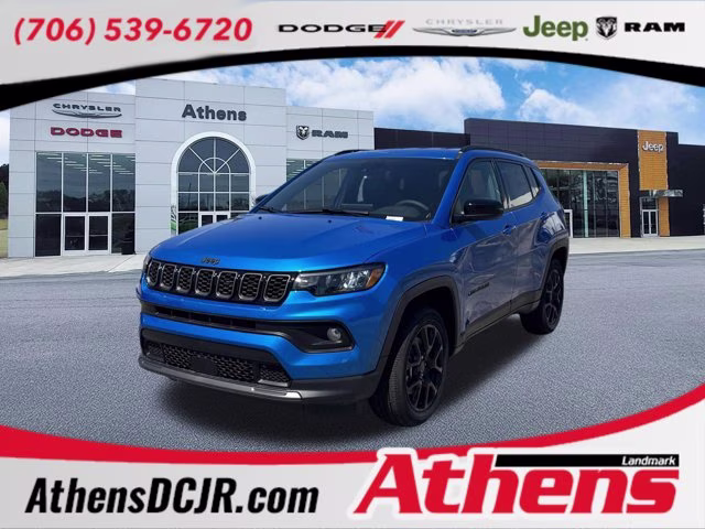 2026 Hydro Blue Pearlcoat Jeep Compass Latitude Altitude 4X4 SUV