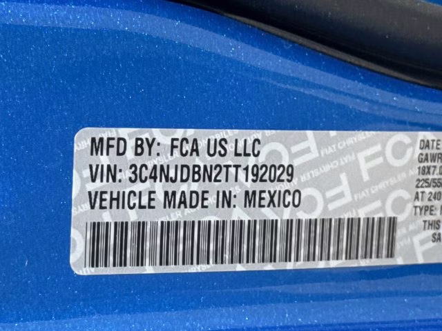2026 Hydro Blue Pearlcoat Jeep Compass Latitude Altitude 4X4 SUV
