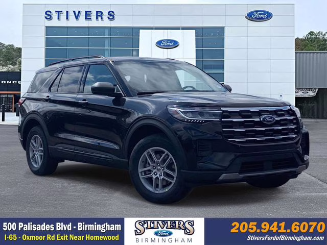 2026 Agate Black Metallic Ford Explorer Active RWD SUV