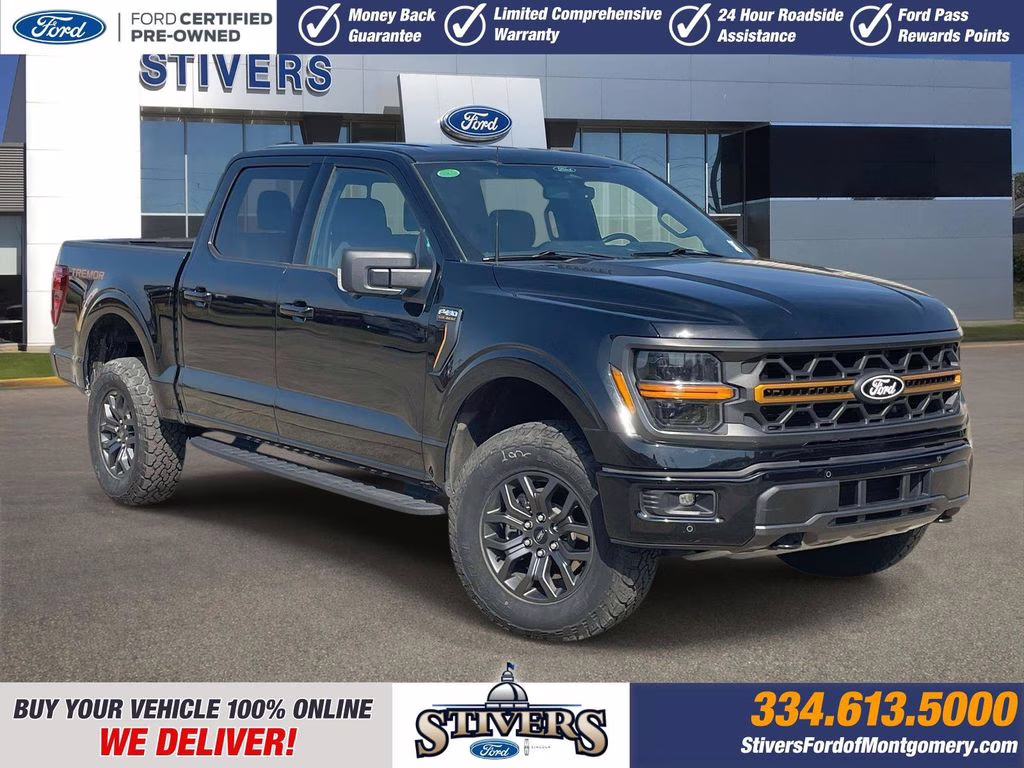 2024 Black Metallic Ford F-150 Tremor 4X4 Truck