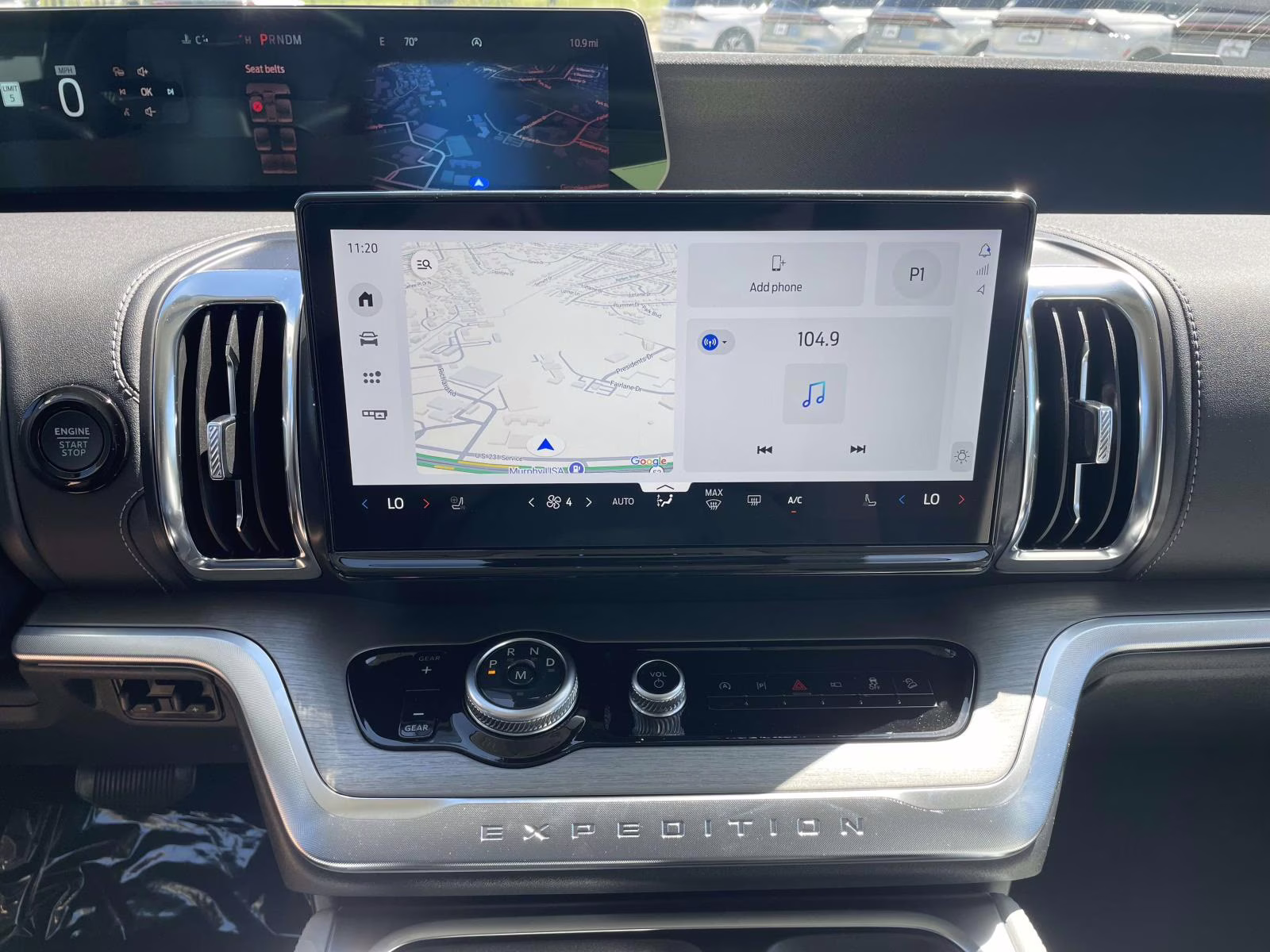 2026 Star White Metallic Tri-Coat Ford Expedition Max Platinum 4X4 SUV